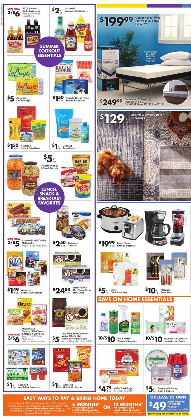 Big Lots Ad from 07/25/2020