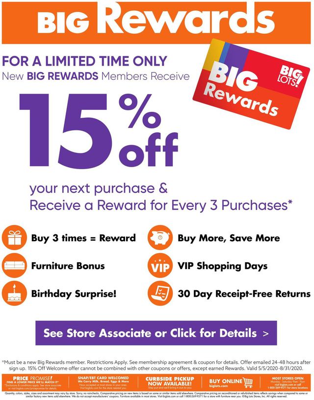 Big Lots Ad from 10/04/2020