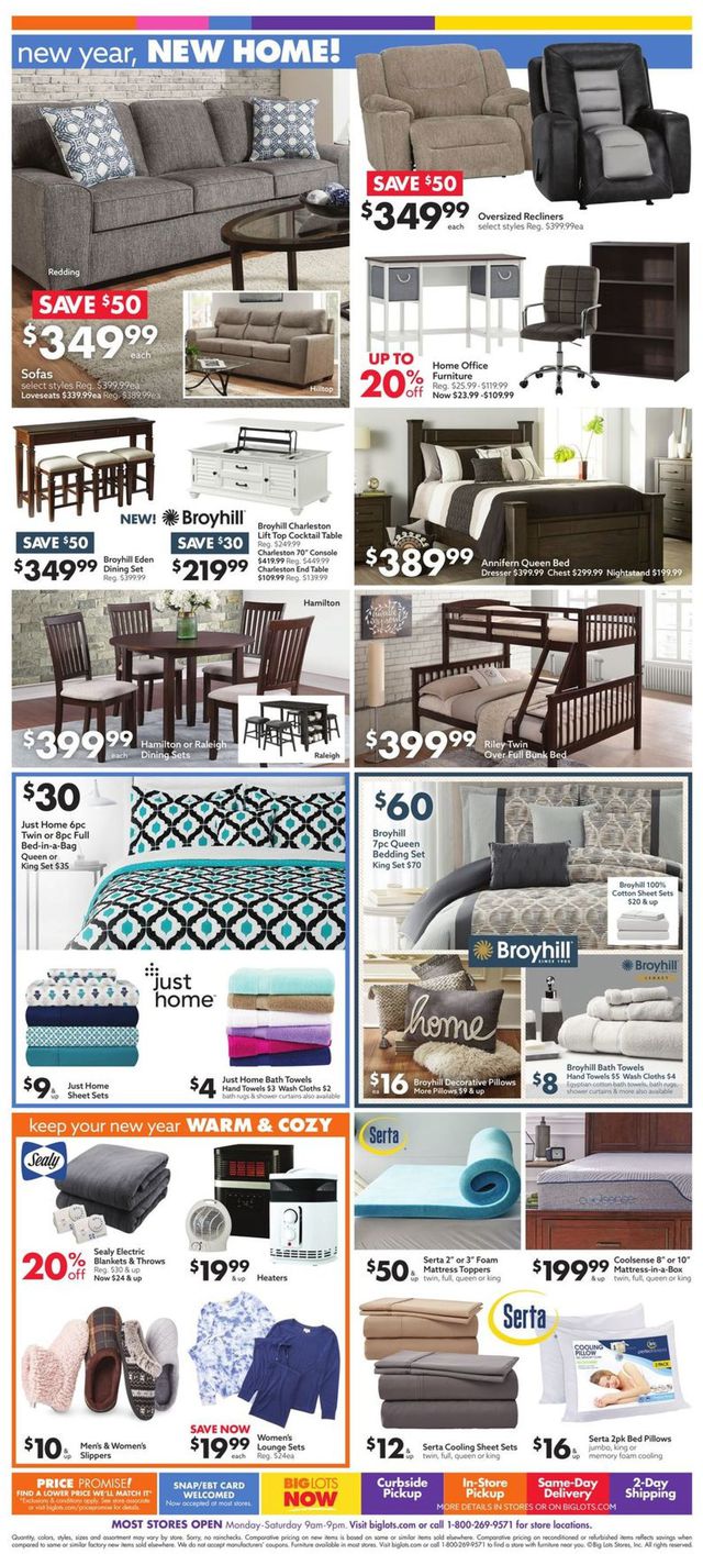 Big Lots Ad from 01/02/2021