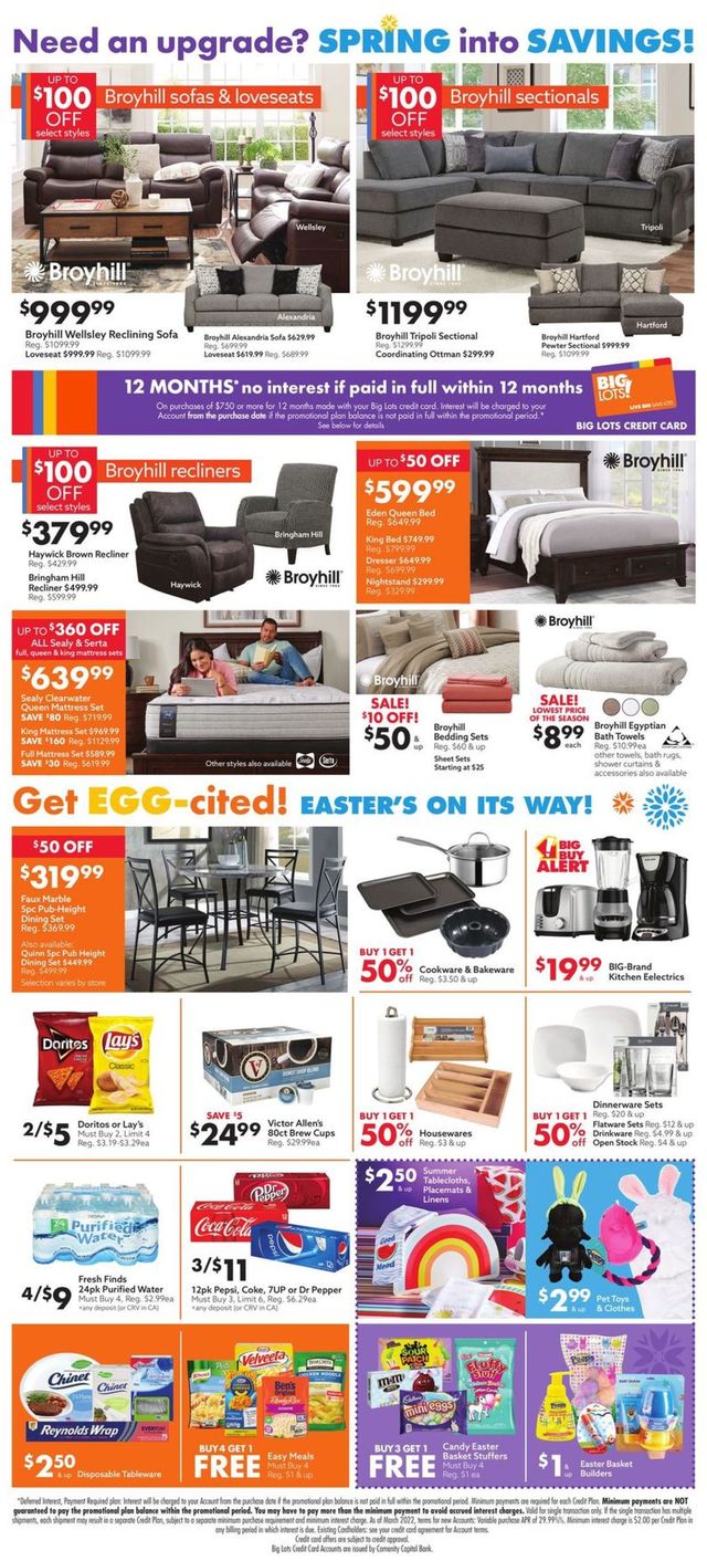 Big Lots Ad from 04/09/2022