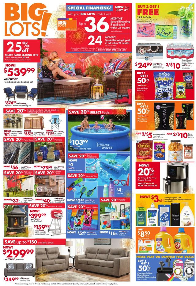 Big Lots Ad from 06/17/2022