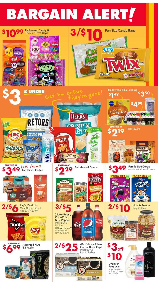 Big Lots Ad from 10/15/2022