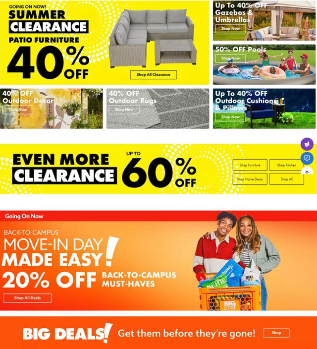 Big Lots Ad from 08/07/2023