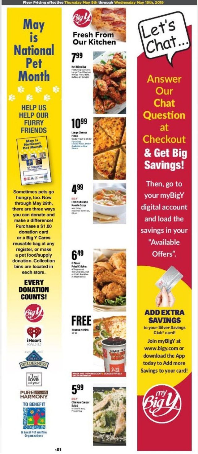 Big Y Ad from 05/09/2019