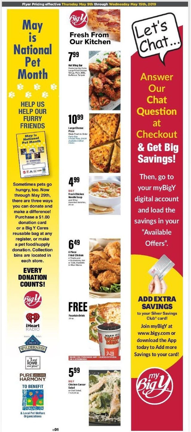 Big Y Ad from 05/16/2019
