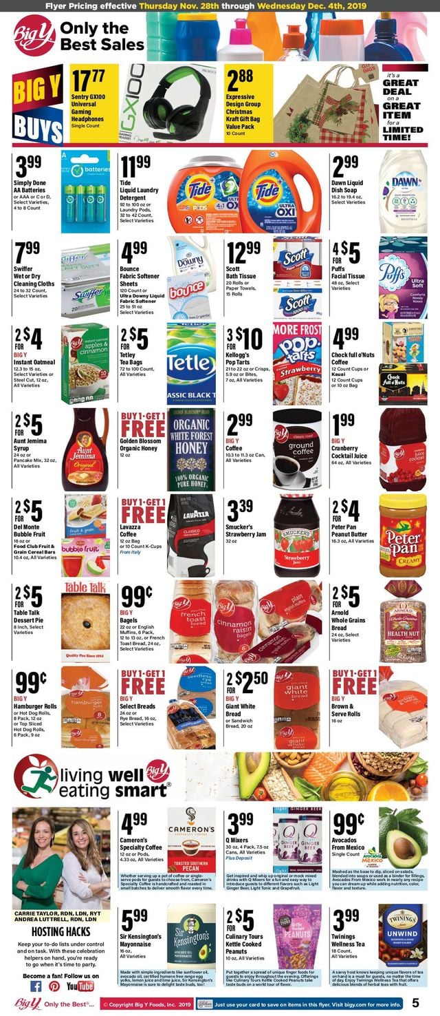 Big Y Ad from 11/28/2019