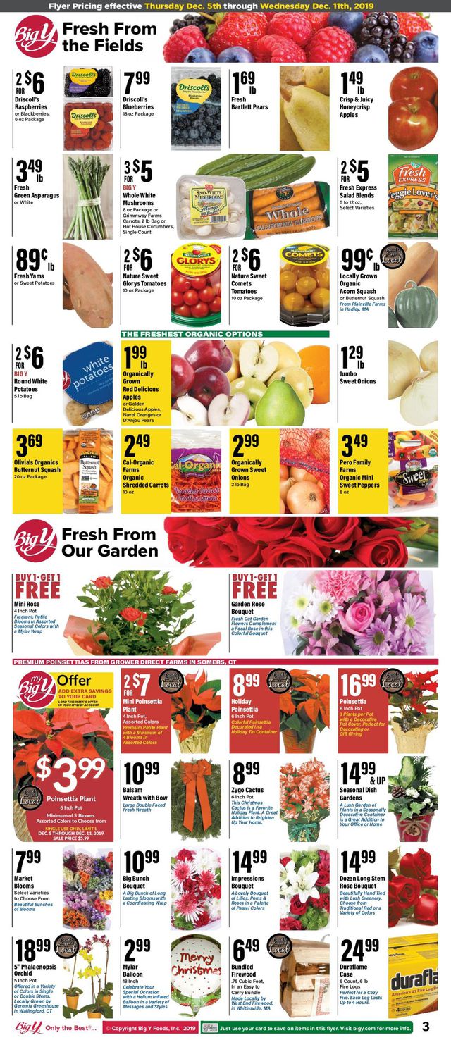Big Y Ad from 12/05/2019