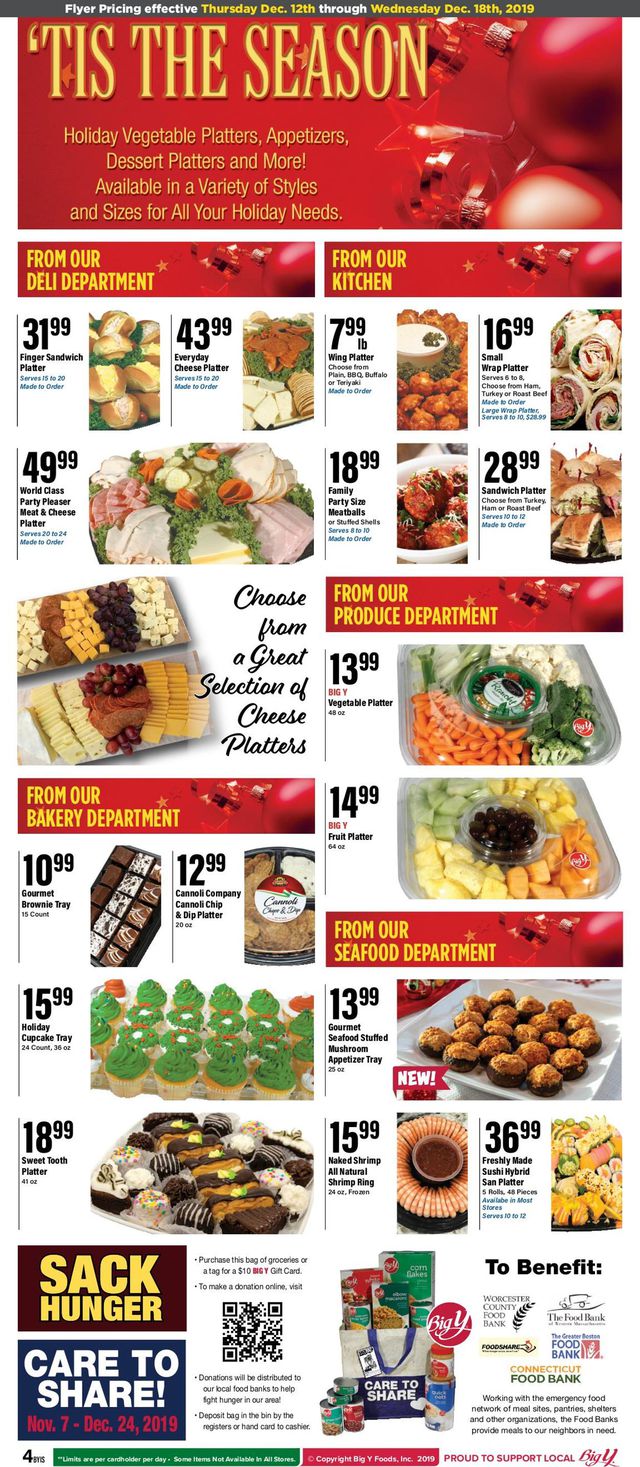 Big Y Ad from 12/12/2019