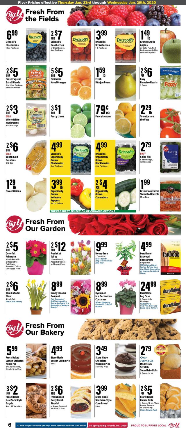 Big Y Ad from 01/23/2020