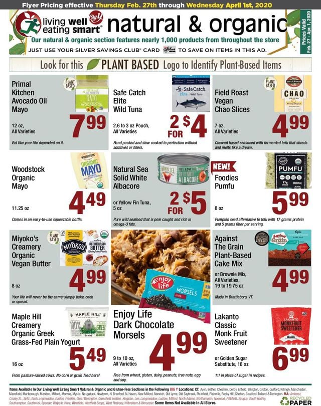 Big Y Ad from 02/27/2020
