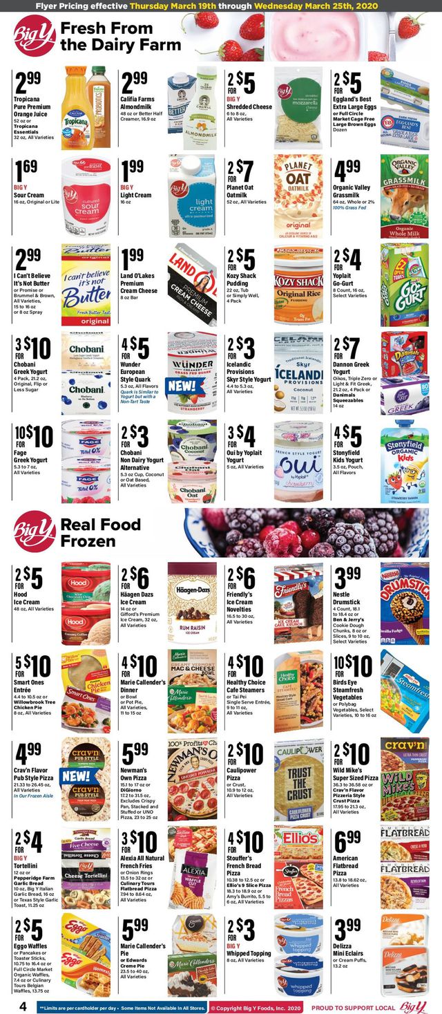 Big Y Ad from 03/19/2020