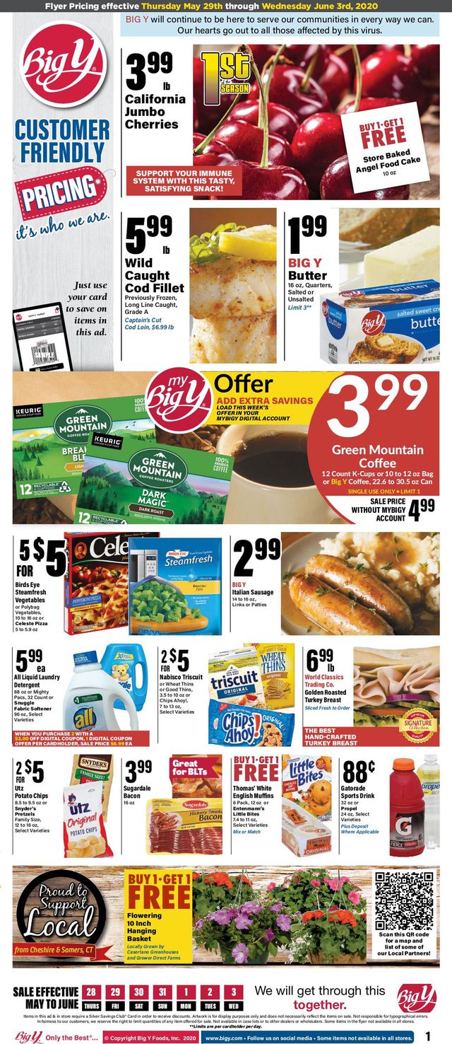 Big Y Ad from 05/28/2020