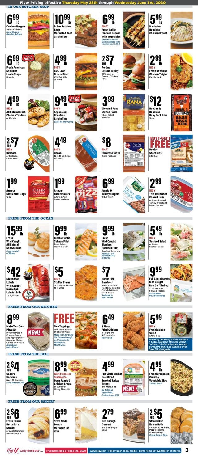 Big Y Ad from 05/28/2020
