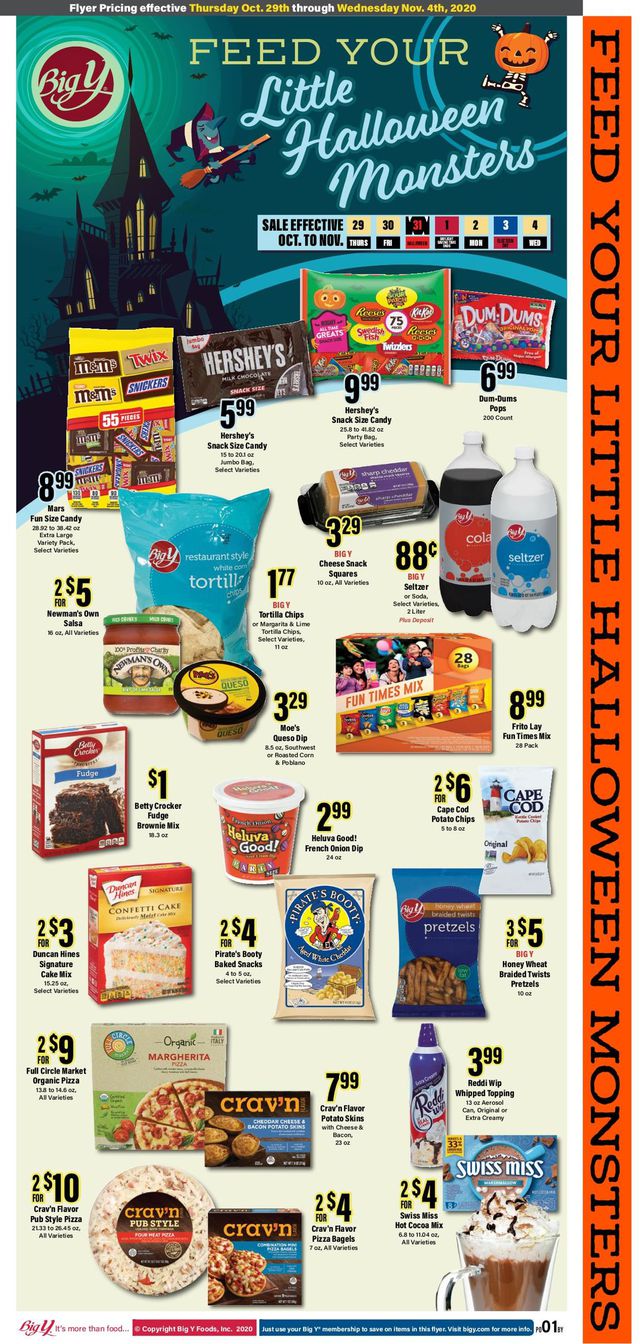 Big Y Ad from 10/29/2020