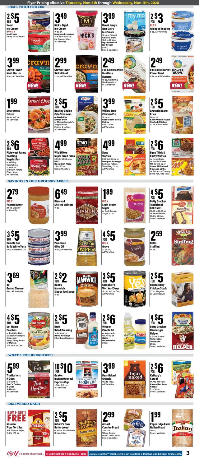 Big Y Ad from 11/05/2020