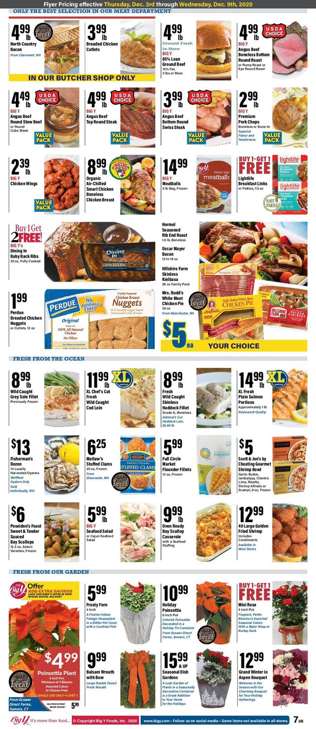 Big Y Ad from 12/03/2020