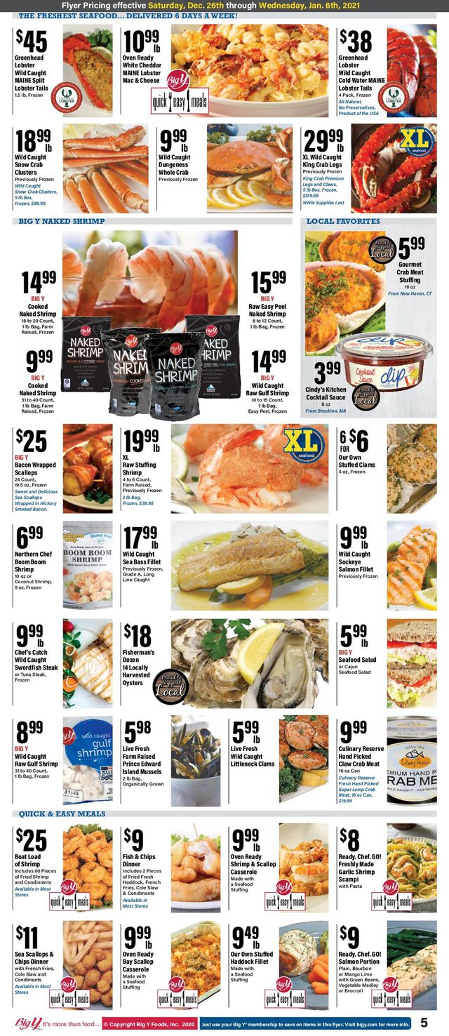 Big Y Ad from 12/26/2020