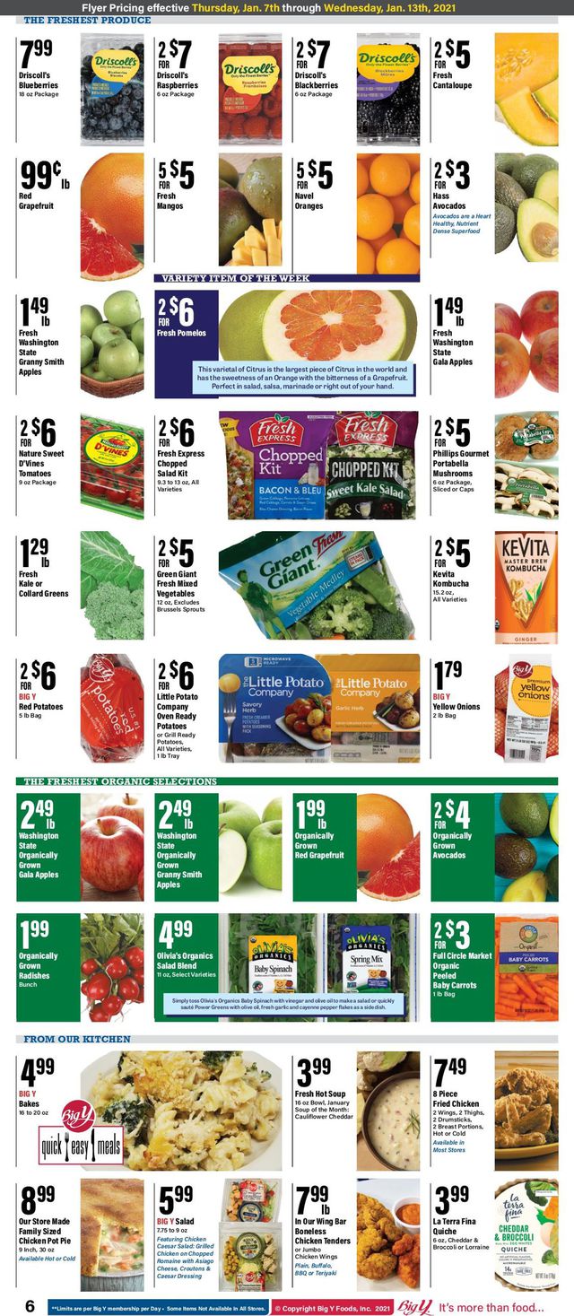Big Y Ad from 01/07/2021