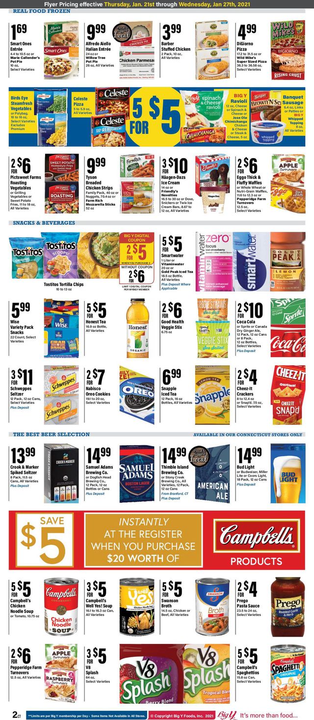 Big Y Ad from 01/21/2021