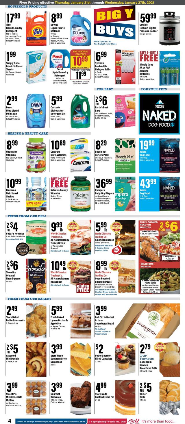 Big Y Ad from 01/21/2021