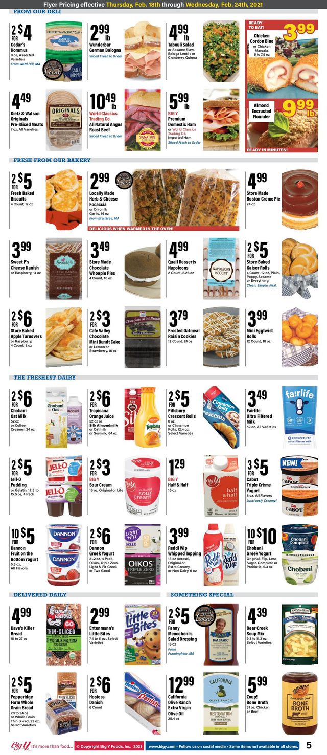 Big Y Ad from 02/18/2021