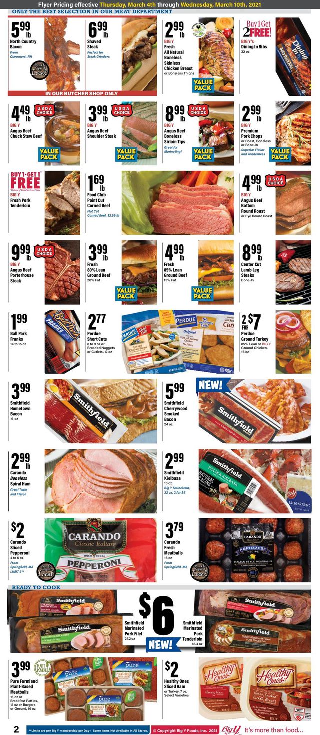 Big Y Ad from 03/04/2021