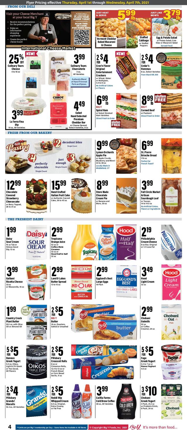 Big Y Ad from 04/01/2021
