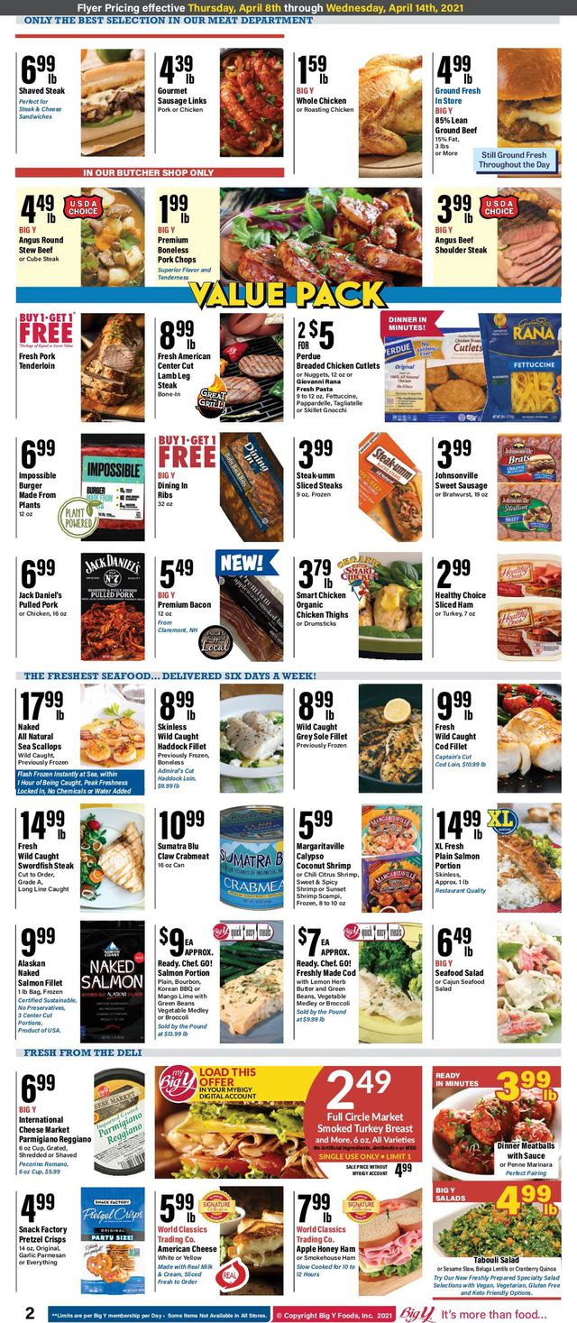 Big Y Ad from 04/08/2021
