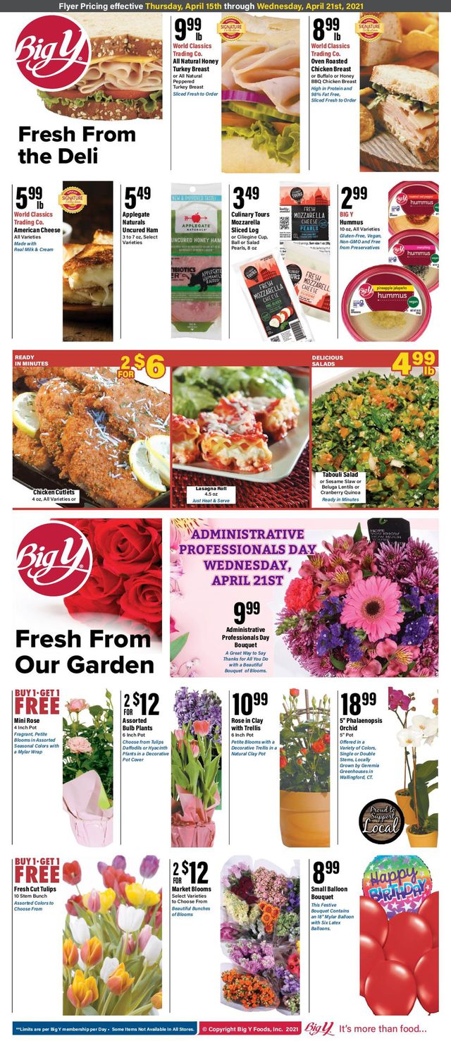 Big Y Ad from 04/15/2021