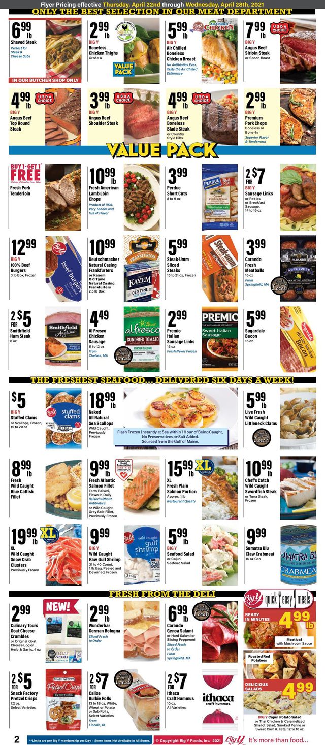 Big Y Ad from 04/22/2021