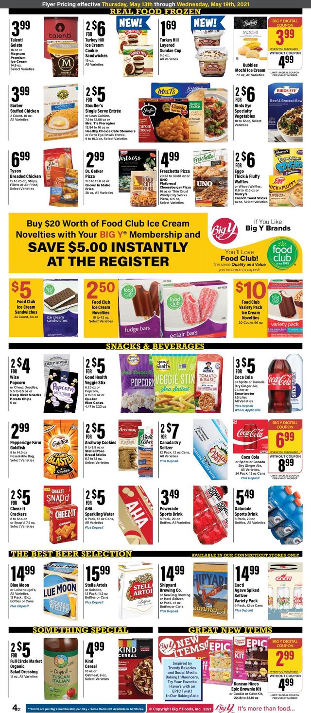 Big Y Ad from 05/13/2021