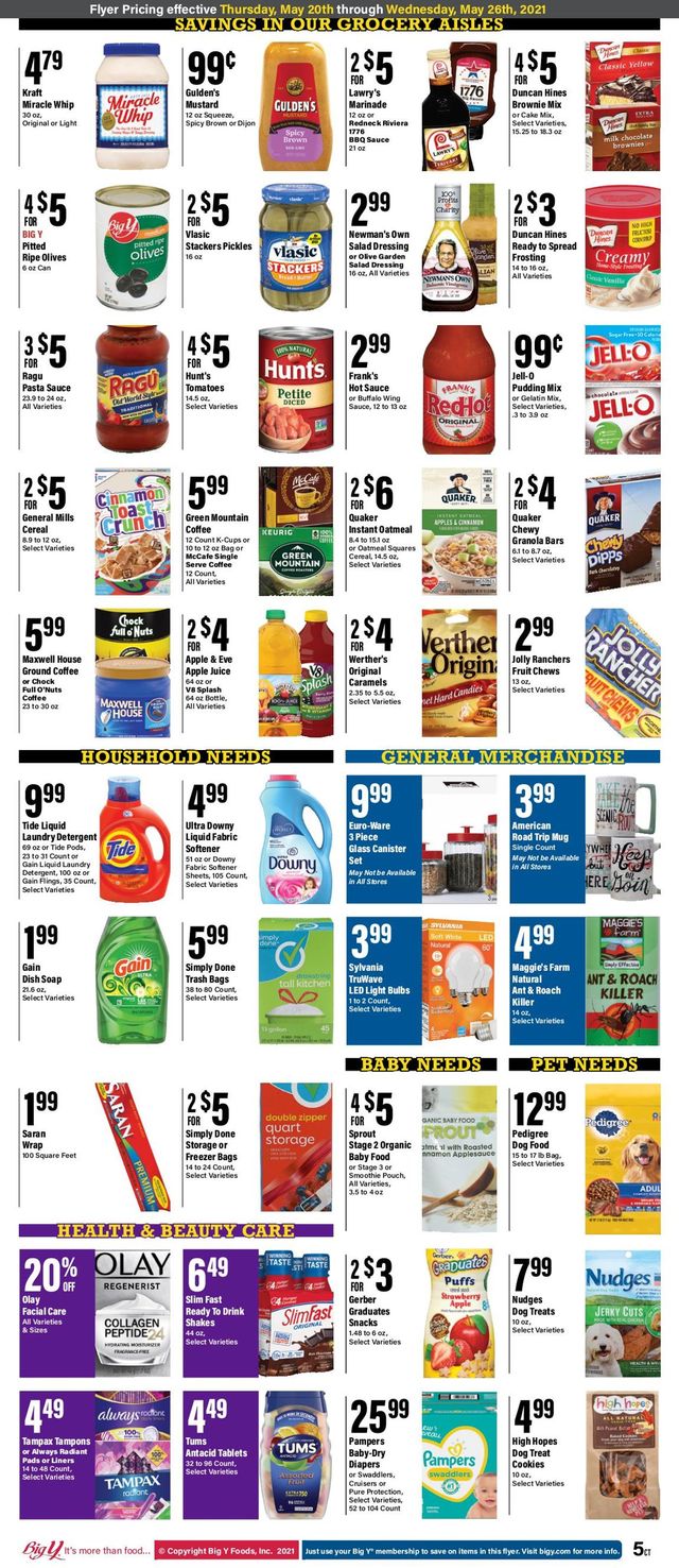Big Y Ad from 05/20/2021