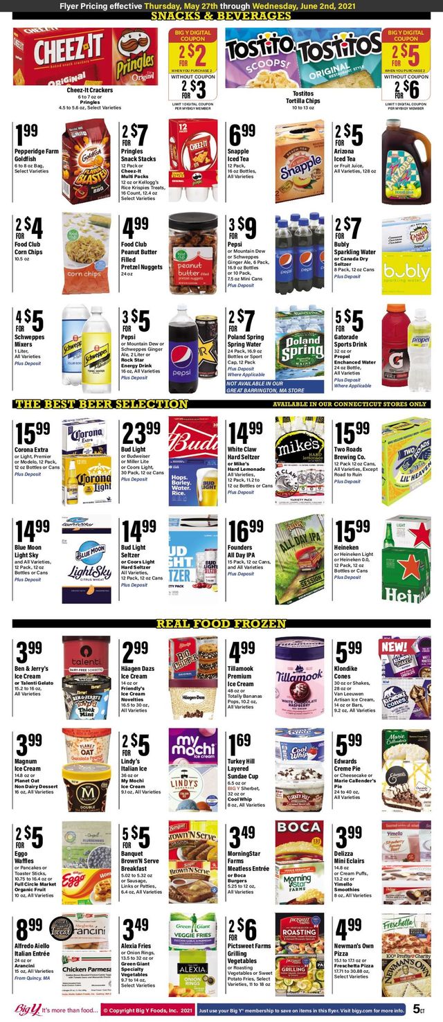 Big Y Ad from 05/27/2021