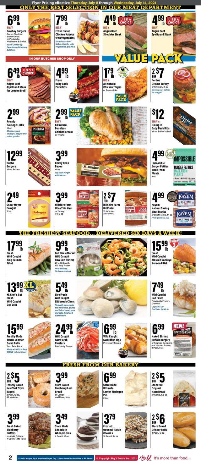 Big Y Ad from 07/08/2021