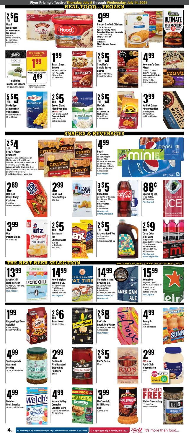 Big Y Ad from 07/08/2021