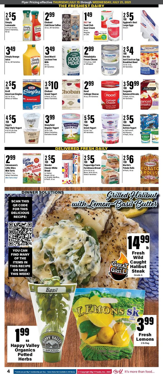 Big Y Ad from 07/15/2021