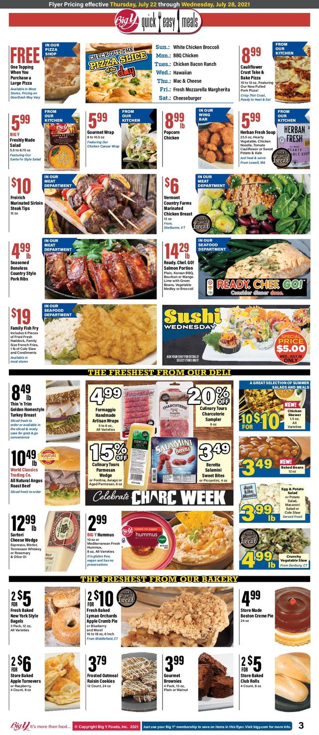 Big Y Ad from 07/22/2021