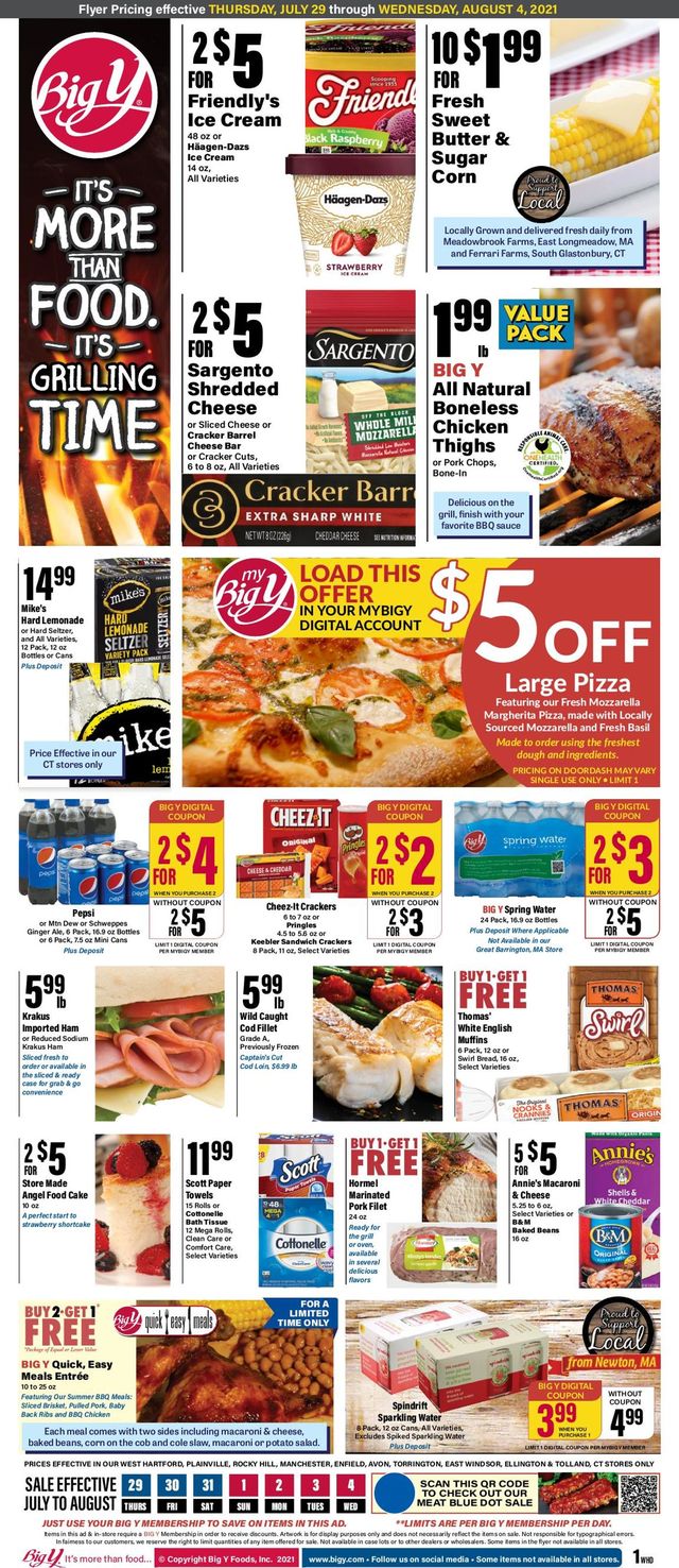 Big Y Ad from 07/29/2021