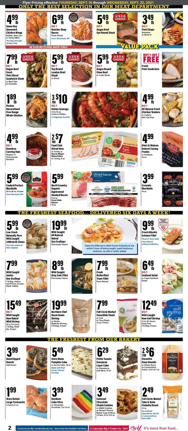 Big Y Ad from 09/16/2021