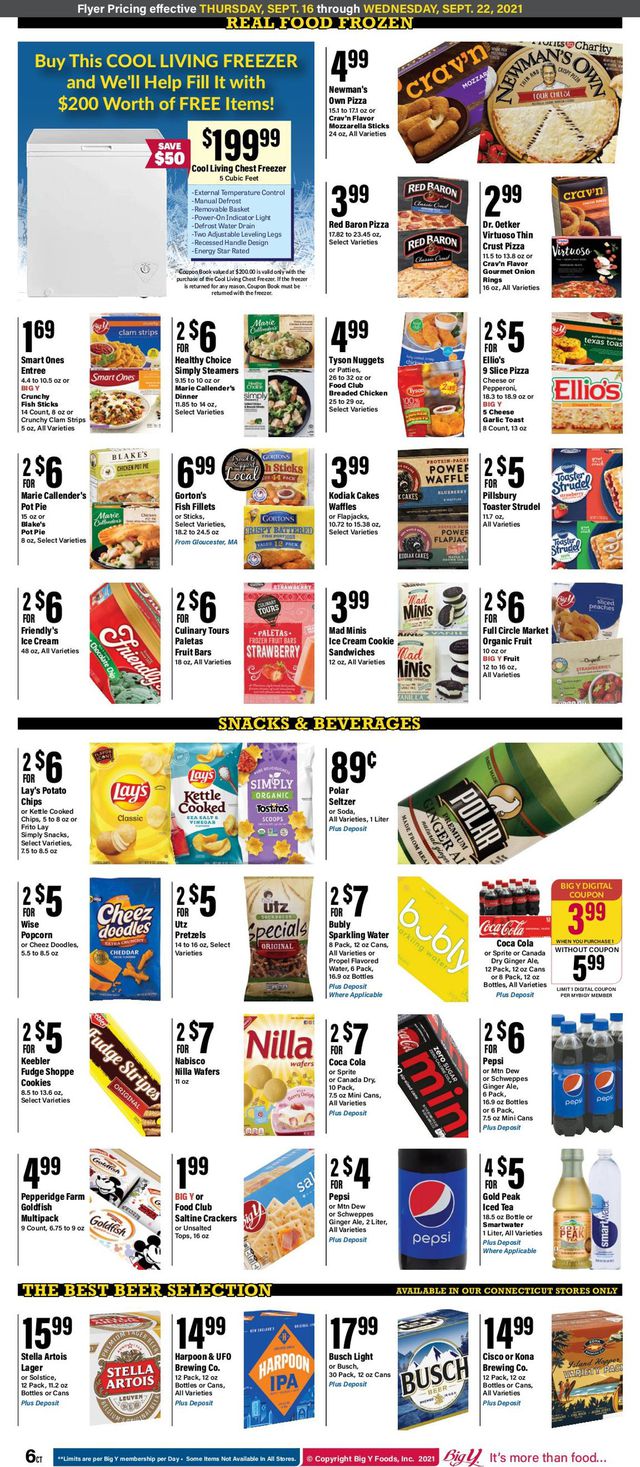 Big Y Ad from 09/16/2021