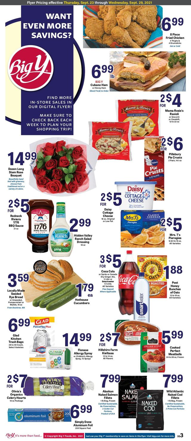 Big Y Ad from 09/23/2021