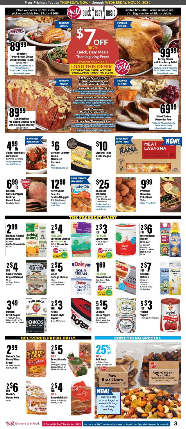 Big Y Ad from 11/04/2021