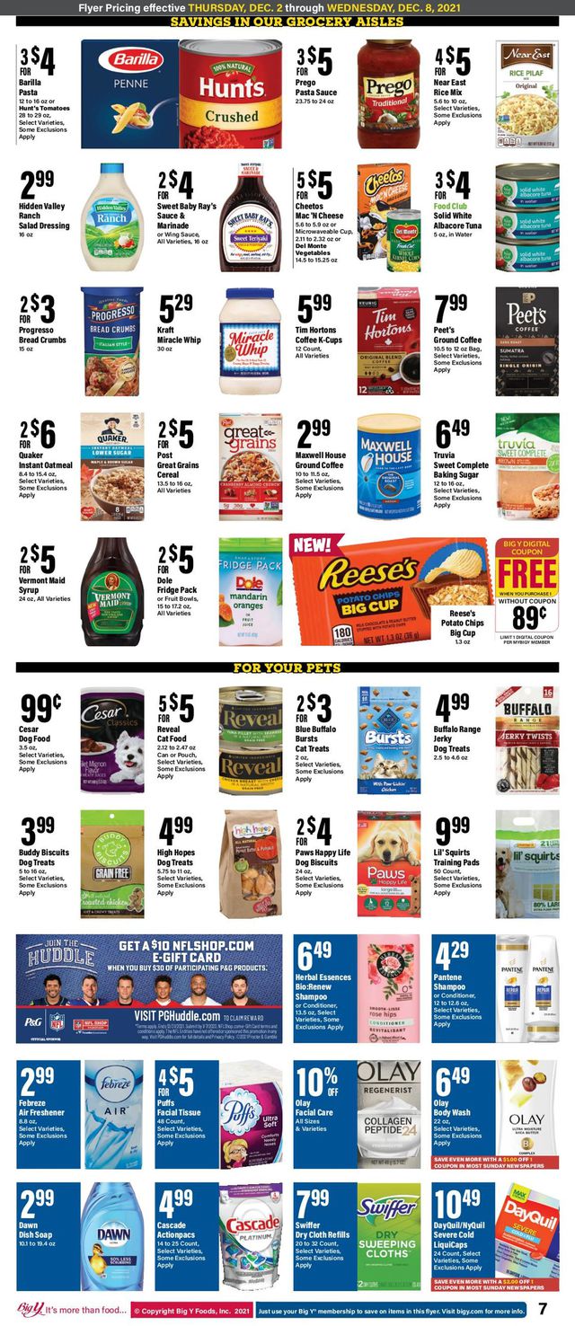 Big Y Ad from 12/02/2021