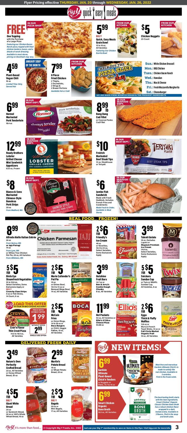Big Y Ad from 01/20/2022