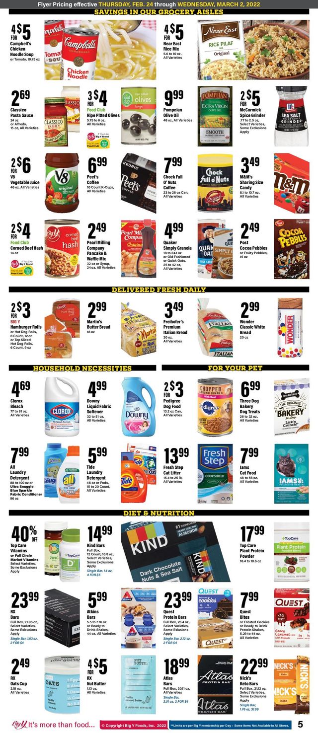 Big Y Ad from 02/24/2022