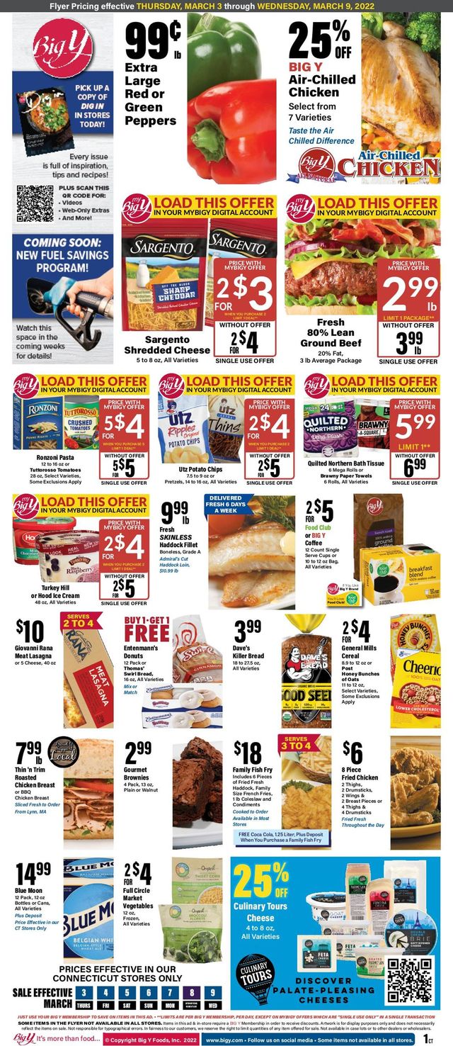 Big Y Ad from 03/03/2022