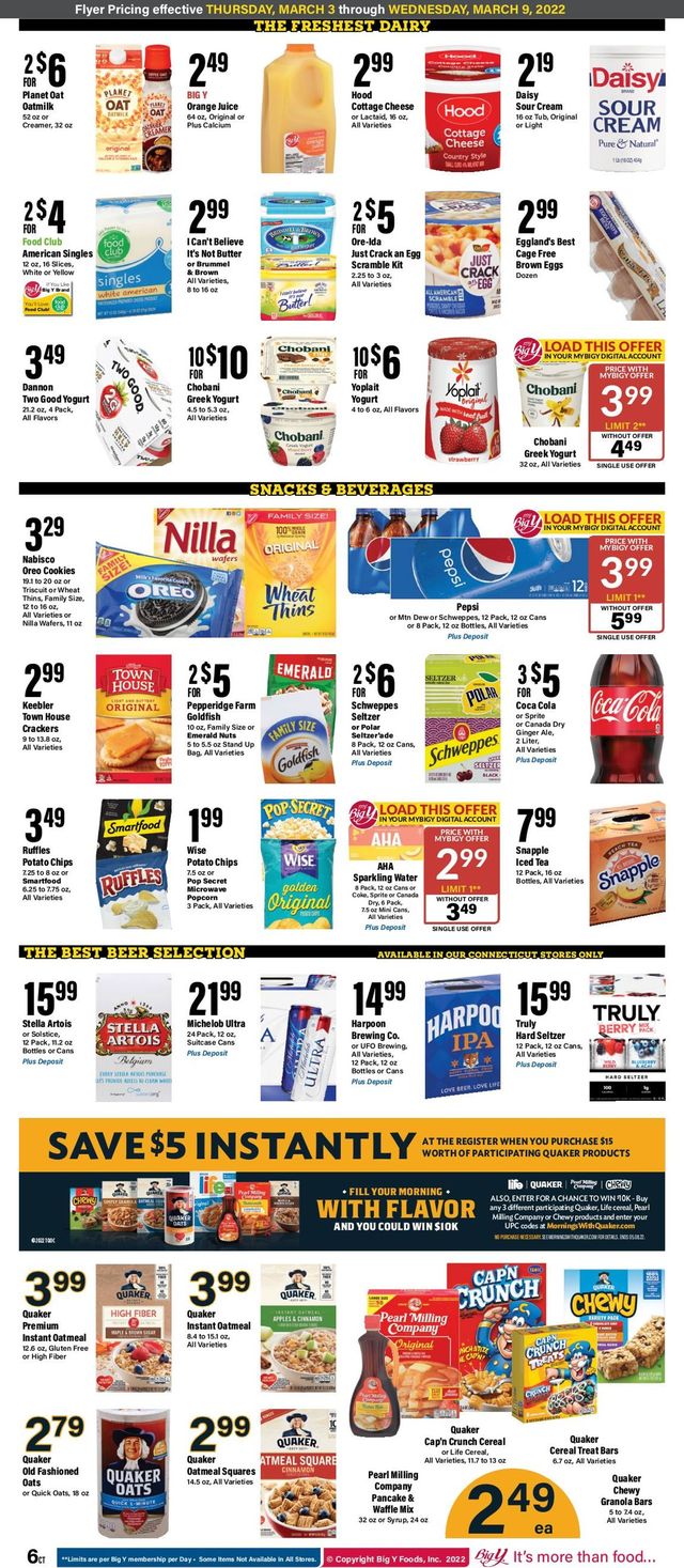 Big Y Ad from 03/03/2022