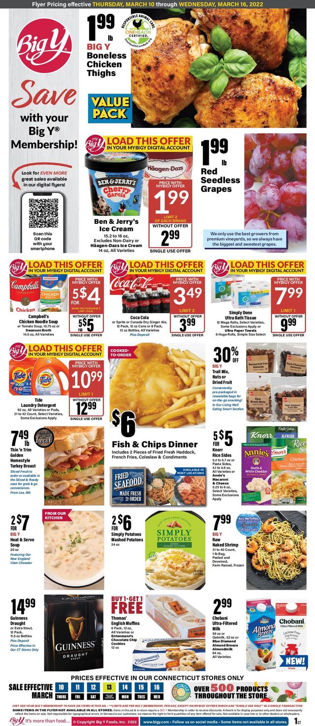 Big Y Ad from 03/10/2022