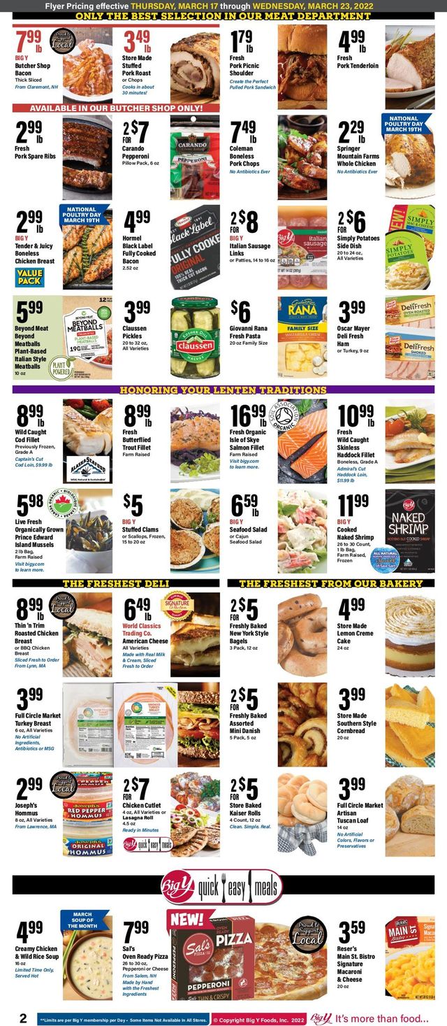 Big Y Ad from 03/17/2022