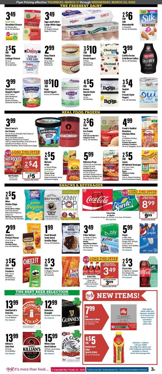 Big Y Ad from 03/17/2022